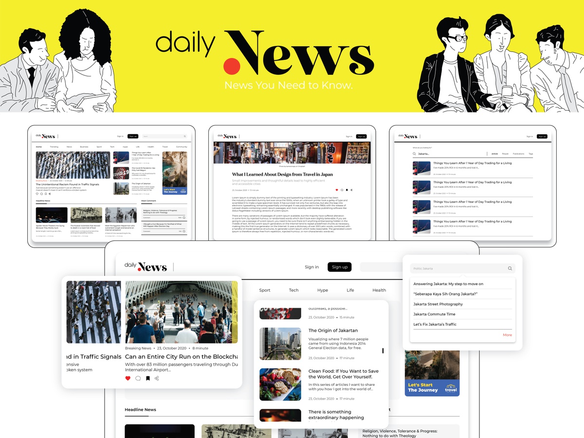 طراحی سایت خبری 